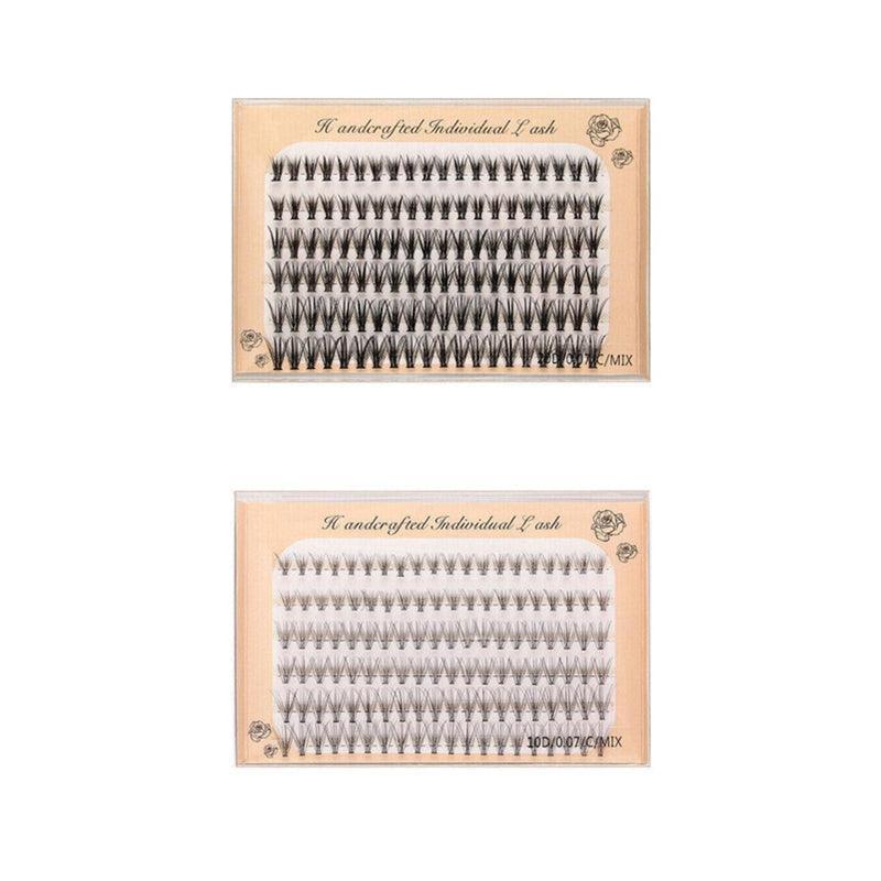 Volume Cluster Eyelash Extension Individual Russian False Mink Lashes C 10D/20D-0