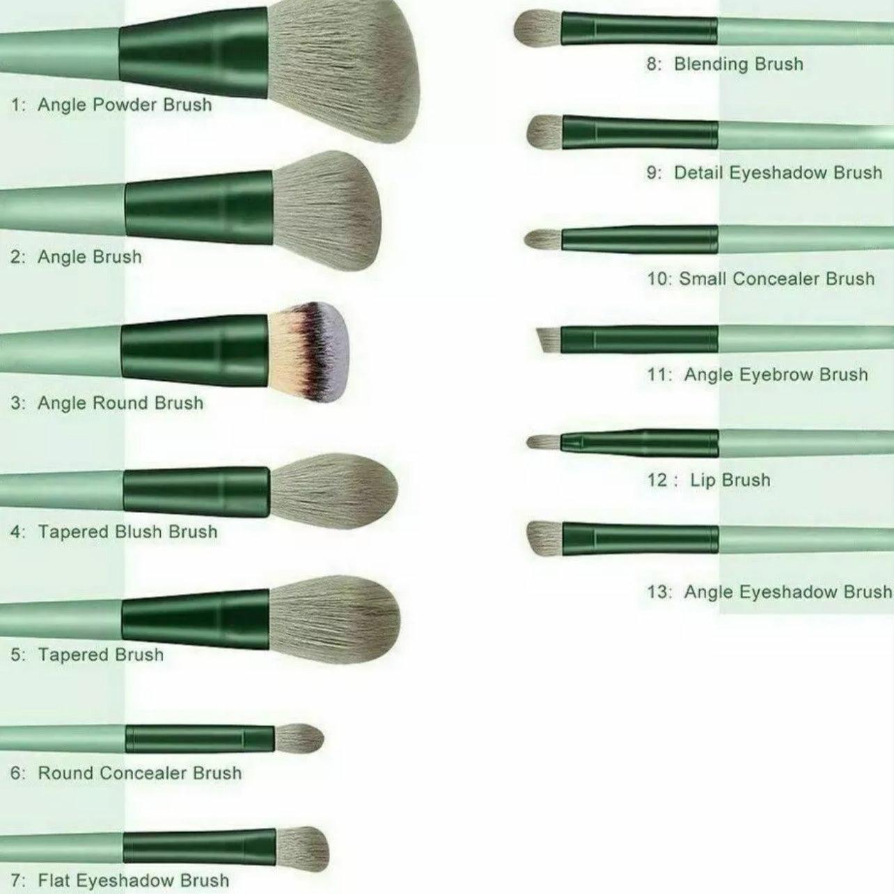 Zirellea Essential Makeup Brush Set
