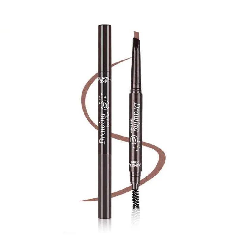 Waterproof Eyebrow Pencil Eye Brow Eyeliner Pen With Brush Makeup Cosmetic Tool-4