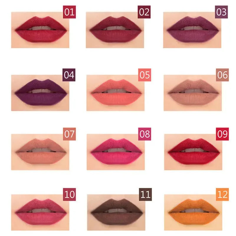 Waterproof Pencil Lipstick Set Pen Matte Lip Liner-2